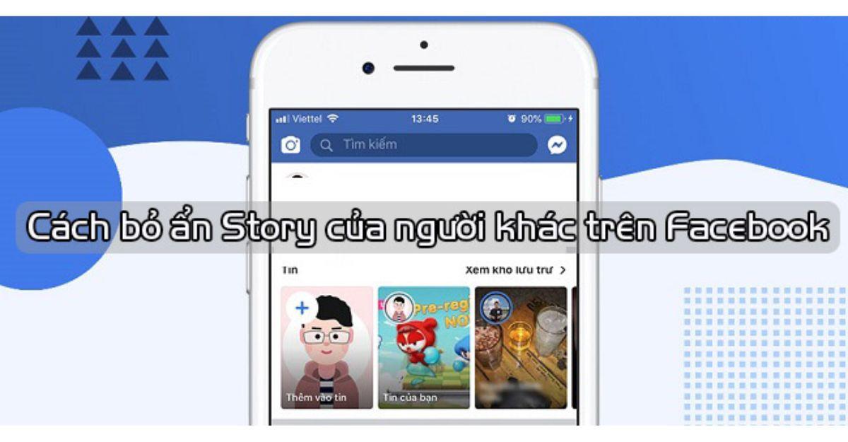 cách bỏ ẩn story trên facebook