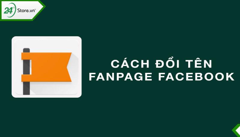 cách đổi tên fanpage