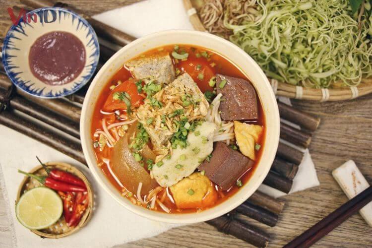 Canh bún cua đồng