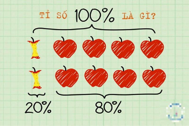 Tỷ số phần trăm dùng để biểu thị độ lớn tương ứng của một lượng này với lượng kia. (Ảnh: Sưu tầm internet)