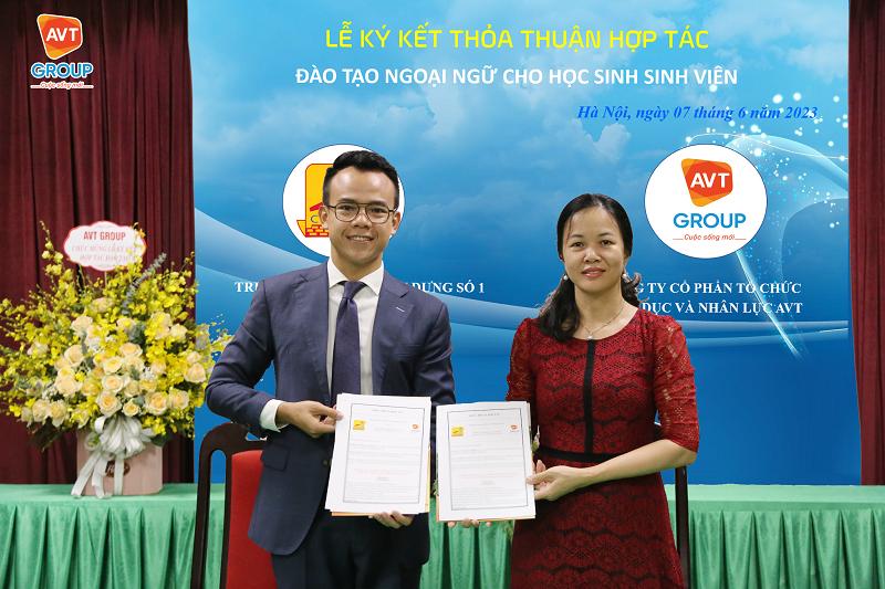 Trường Cao đẳng Xây dựng số 1 và AVT Group hợp tác đào tạo ngoại ngữ miễn phí cho học sinh, sinh viên