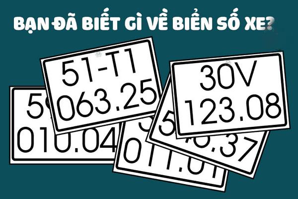 Bạn biết gì về biển số xe?