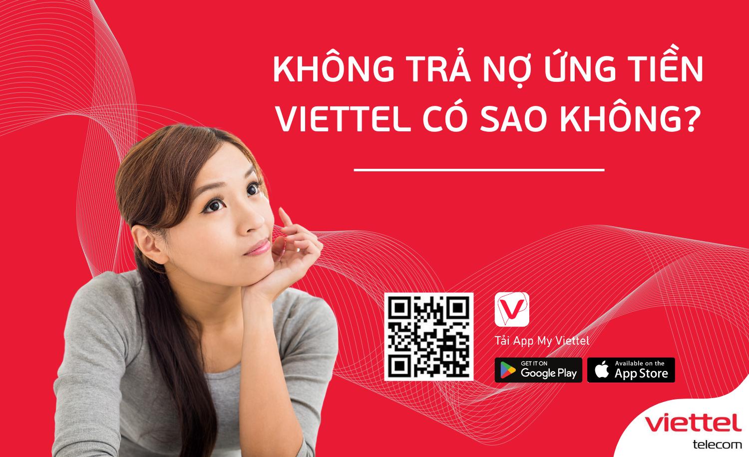 Không trả nợ ứng tiền Viettel có sao không