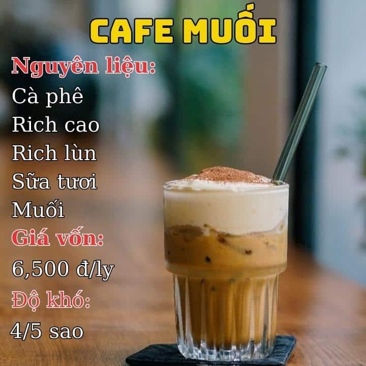 Cách làm cà phê muối ngon tại nhà