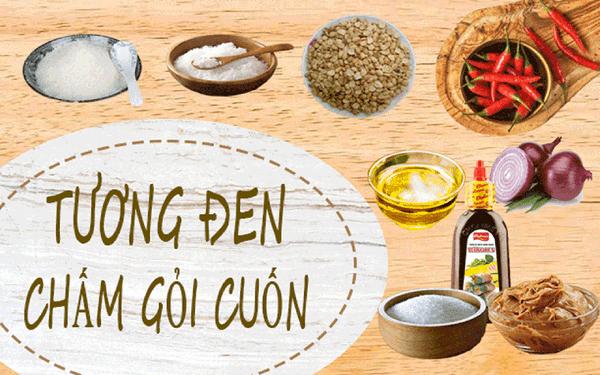 cách làm nước chấm gỏi cuốn từ tương đen