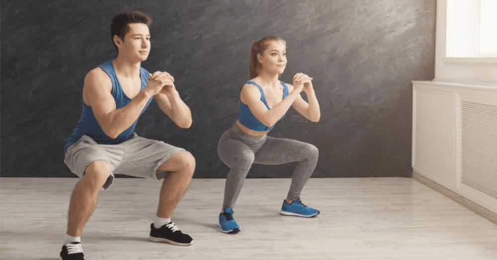 bài tập squat mông cho nam