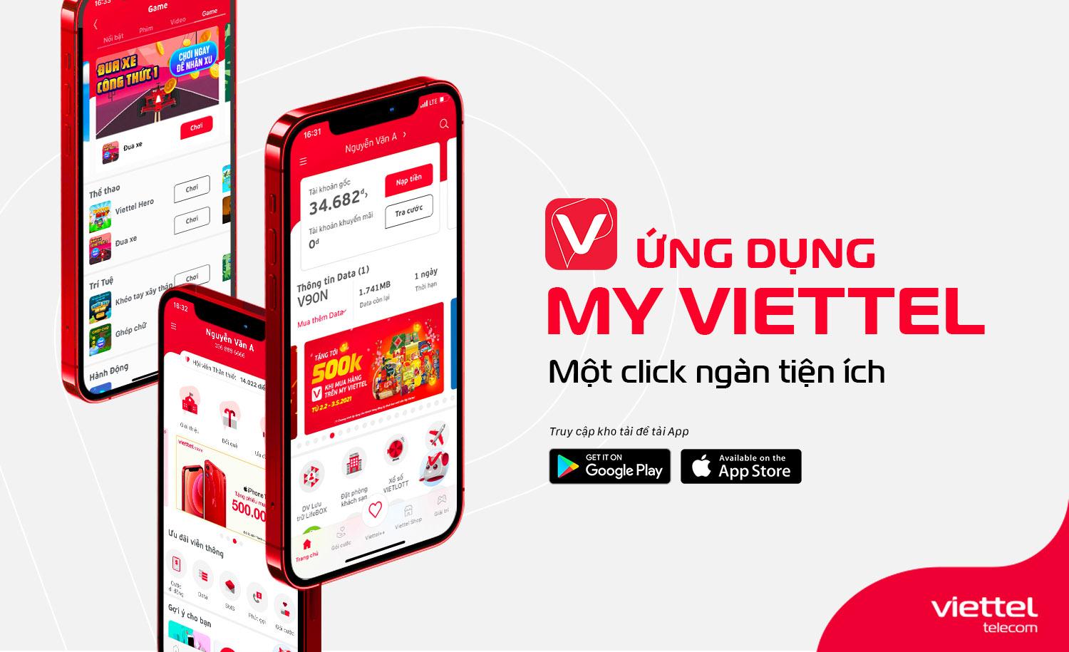 Đổi đầu số điện thoại từ 11 số sang 10 số - thao tác dễ dàng, tiện lợi trên My Viettel