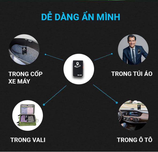 định vị không dây siêu nhỏ