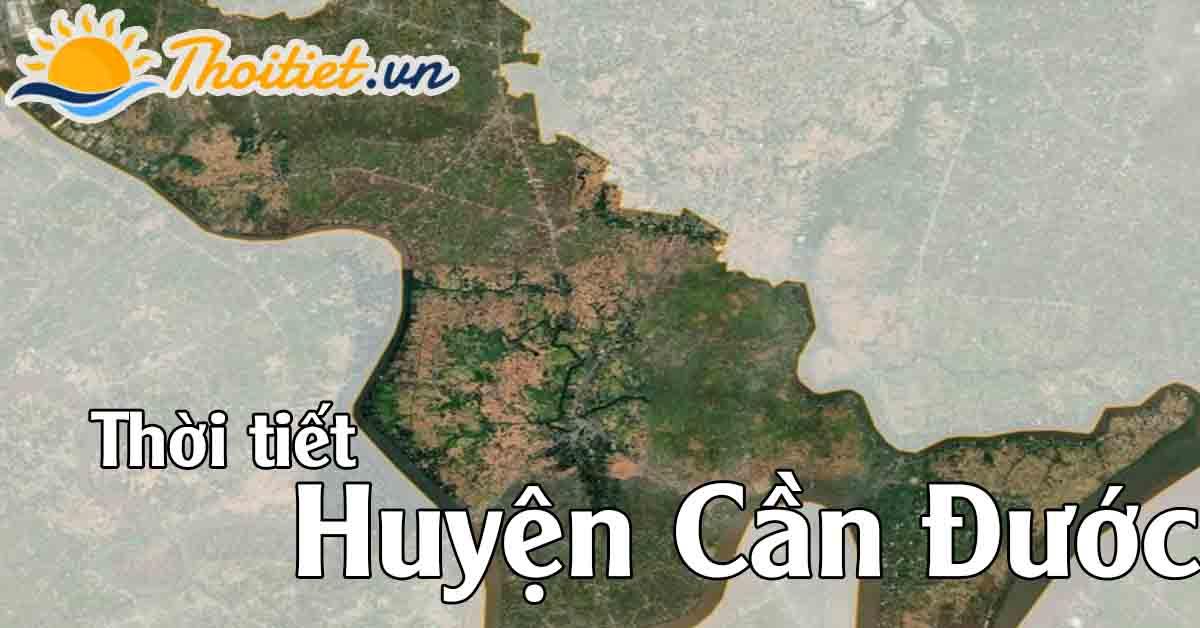 dự báo thời tiết huyện Cần Đước