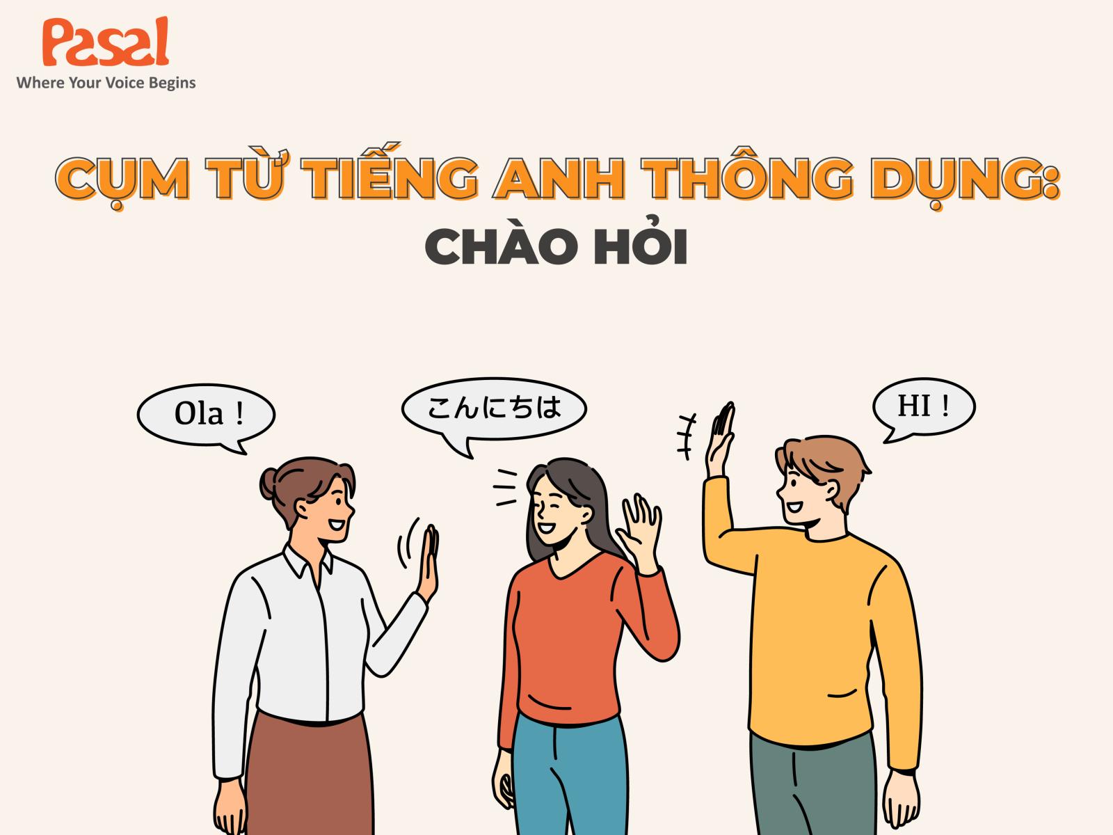 Từ vựng về chào hỏi