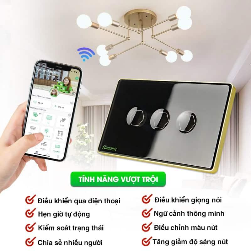 công tắc điều khiển từ xa qua điện thoại wifi 3g