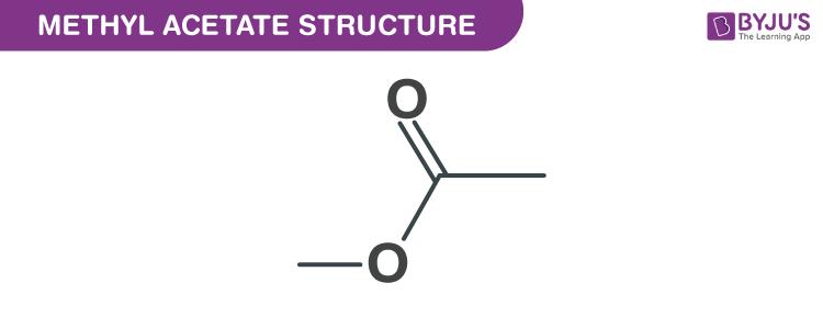 Methyl acetate structure