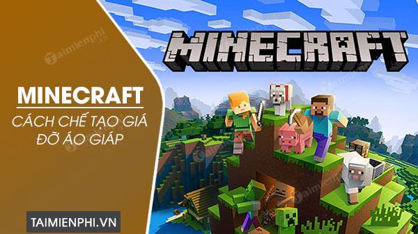 cach che tao gia do ao giap trong minecraft