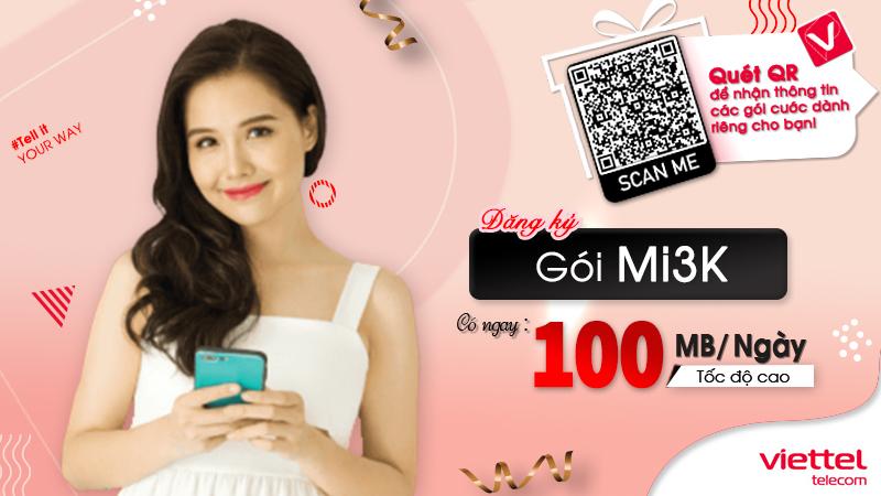 Gói cước mi3k của Viettel