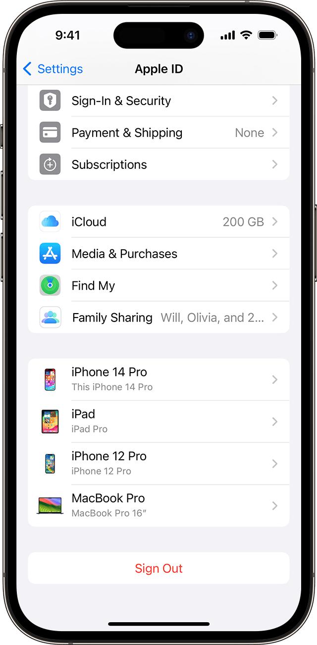 ios-17-iphone-14-pro-settings-apple-id-device-list