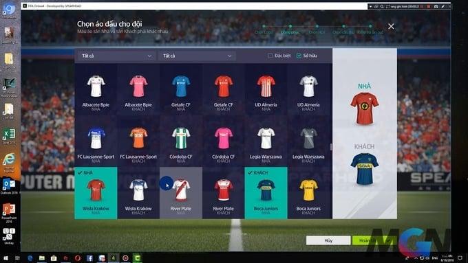 Hướng dẫn cách đổi áo trong FIFA Online 4 nhanh nhất