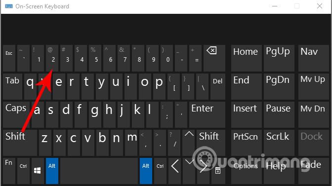 Cách gõ chữ a còng @ từ bàn phím