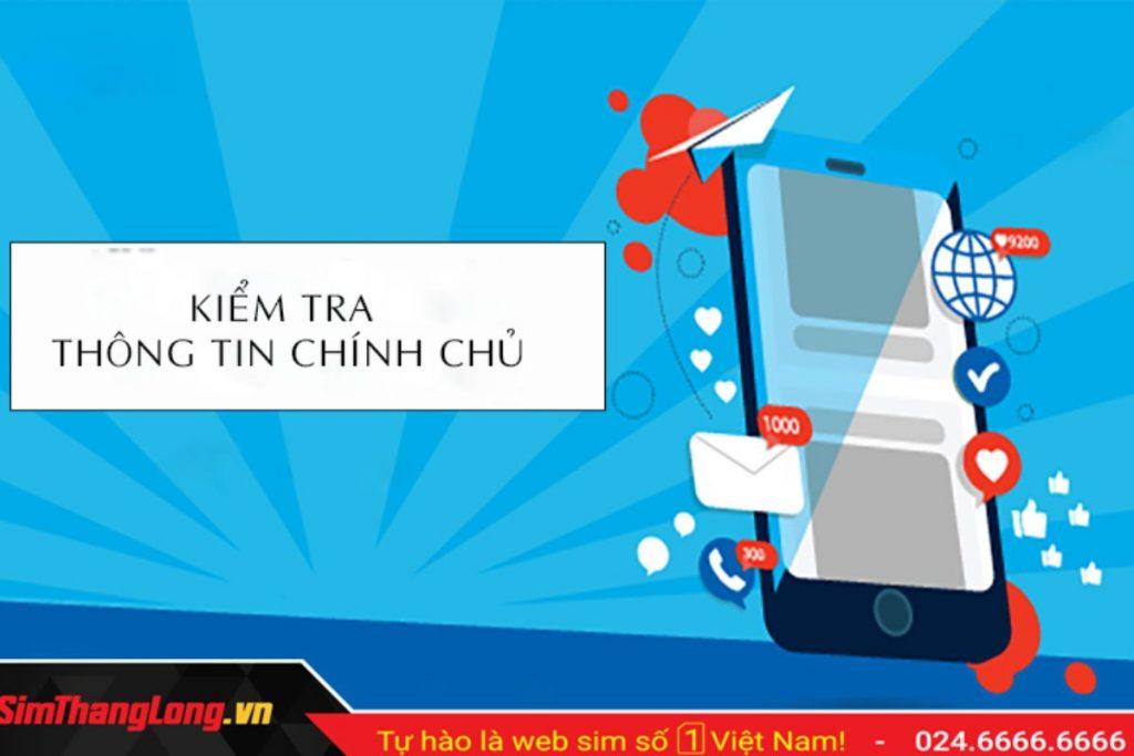 Cách kiểm tra chính chủ sim Vinaphone đơn giản nhất