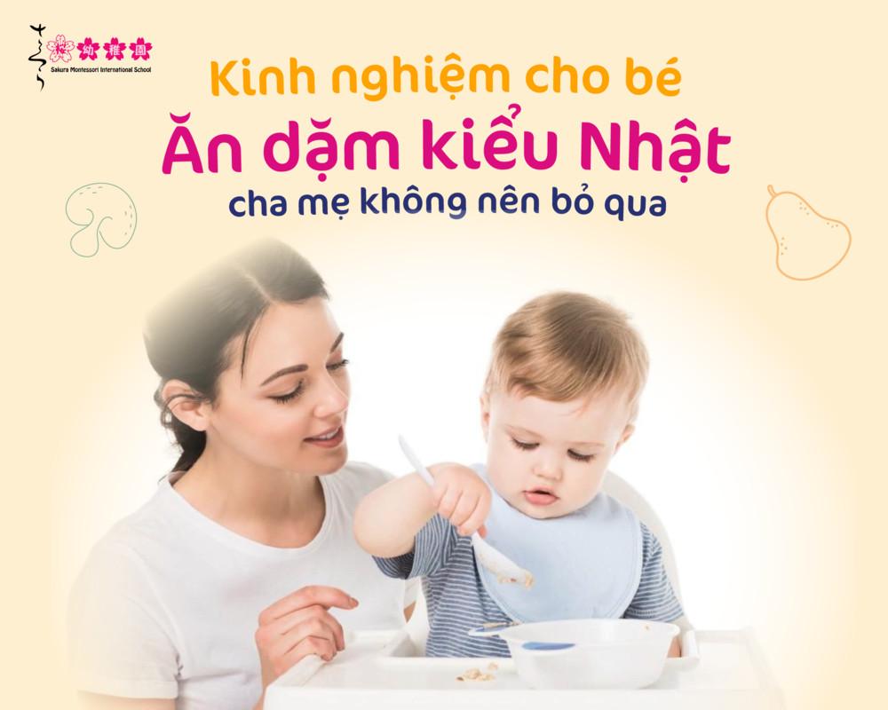 kinh nghiệm cho bé ăn dặm kiểu nhật