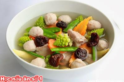 Cách nấu Canh sườn non nấu ngô