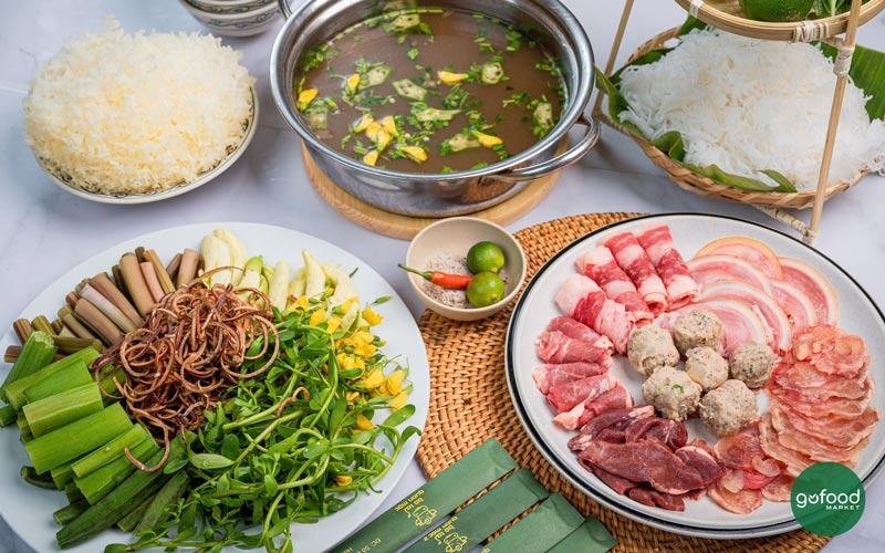 Nguyên liệu làm lẩu bò thập cẩm