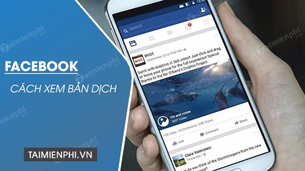 Xem ban dich tren Facebook