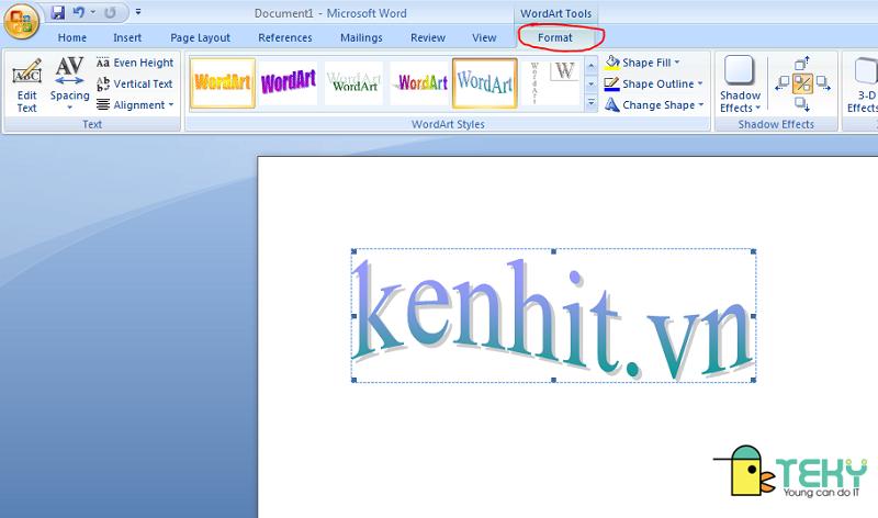 Tạo chữ nghệ thuật trong Word ấn tượng với cách làm sau