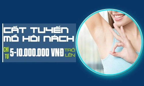 Cắt tuyến mồ hôi nách giá bao nhiêu, sau cắt có ảnh hưởng gì?