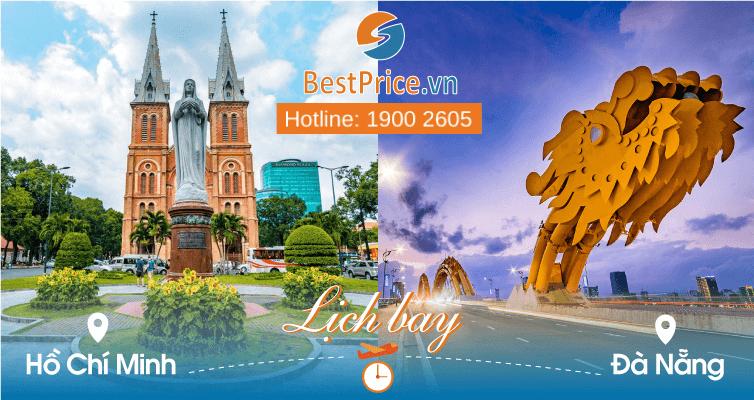 Lịch bay Sài Gòn (TP.HCM) - Đà Nẵng 2024