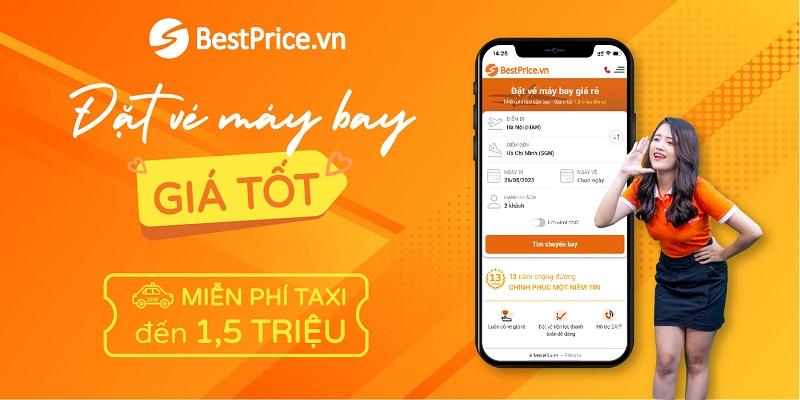 Đặt vé máy bay giá rẻ tại BestPrice