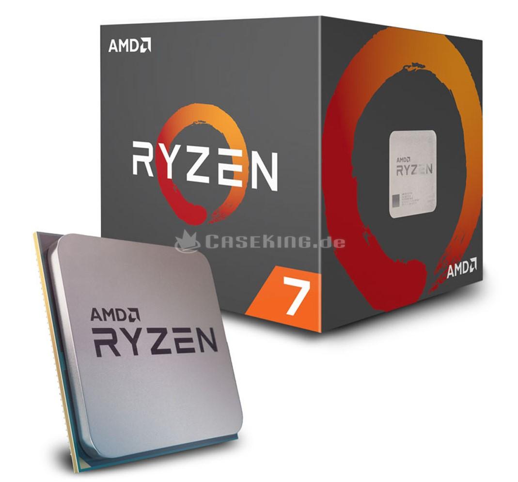 CPU AMD Ryzen 7 2700 3.2 GHz (4.1 GHz with boost) / 20MB / 8 cores 16 threads / socket AM4