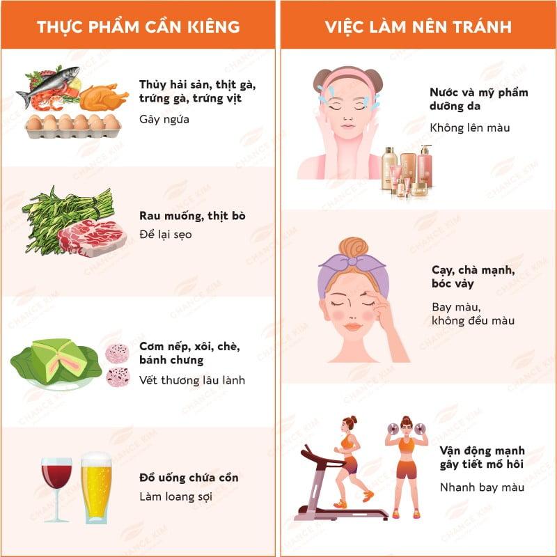 Điêu khắc lông mày cần kiêng gì?