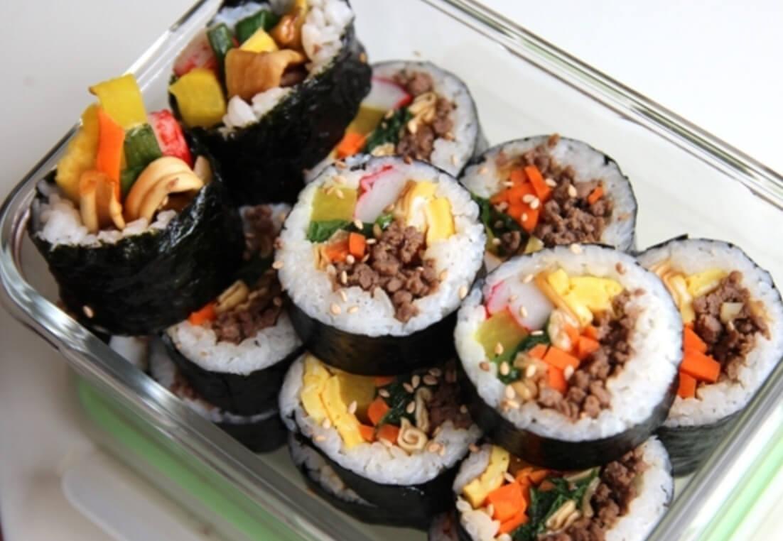 calo trong kimbap, kimbap có bao nhiêu calo, kimbap chứa bao nhiêu calo, kimbap bao nhiêu calo, kimbap chiên bao nhiêu calo, Ăn kimbap có mập không