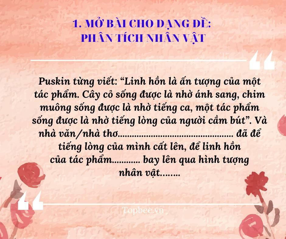 1001 cách mở bài nghị luận văn học áp dụng cho mọi tác phẩm văn học