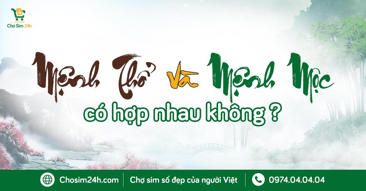 mệnh thổ và mệnh mộc có hợp nhau không?