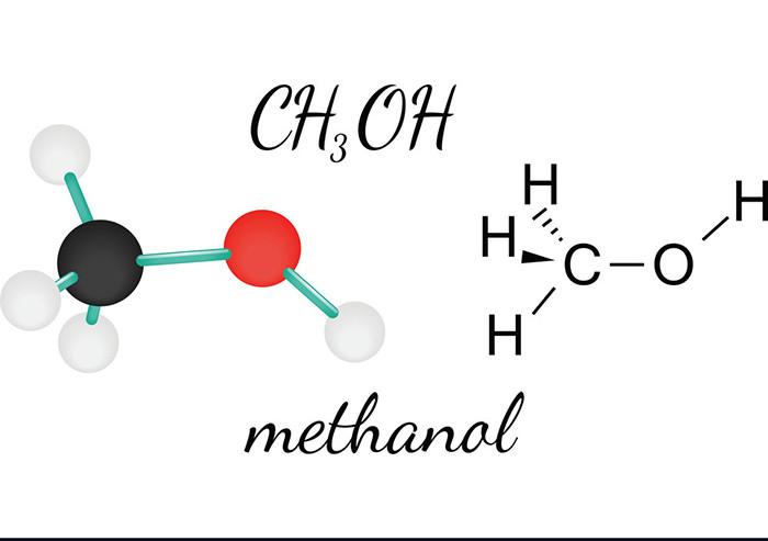 Hình ảnh công thức Methanol (ancol metylic) là CH3OH