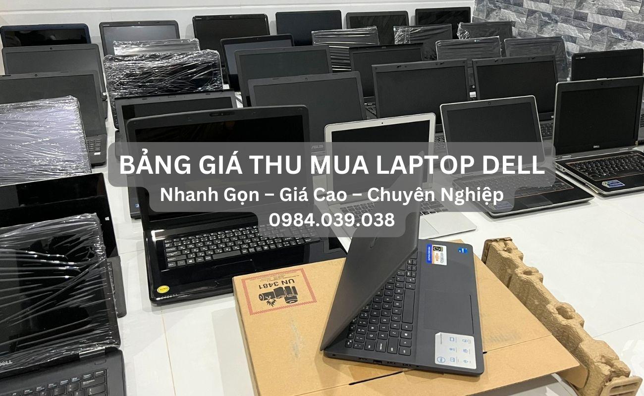 Bảng giá thu mua laptop dell