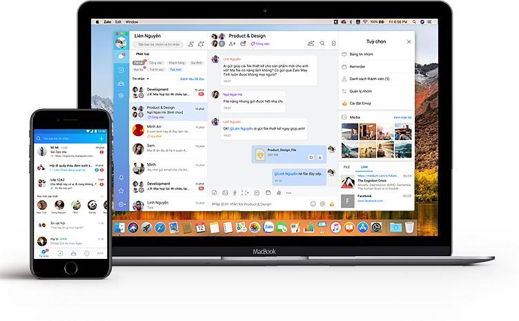 người dùng yêu thích phiên bản zalo trên website vì tích hợp đa tính năng 2