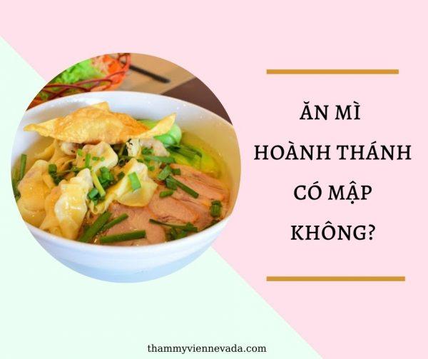 1 tô mì hoành thánh bao nhiêu calo, vằn thắn, mỳ, lá, hủ tiếu, trộn, không, chay, bát