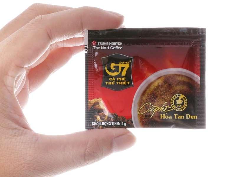 1 gói cafe G7 sẽ cung cấp đến cơ thể khoảng 160 Calo.