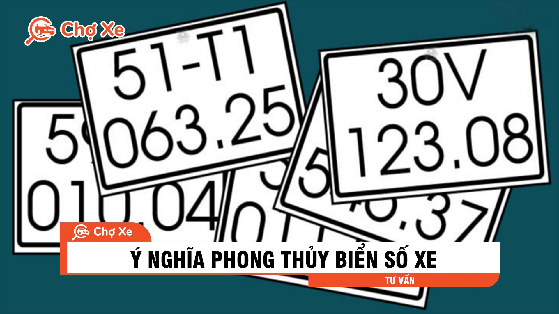 Ý nghĩa biển số xe