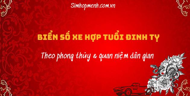 biển số xe hợp tuổi đinh tỵ