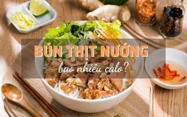 bun thit nuong bao nhieu calo