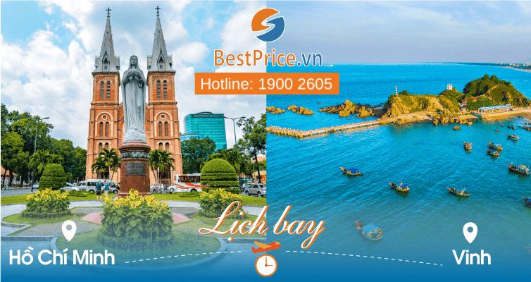 Lịch bay Hồ Chí Minh đi Vinh