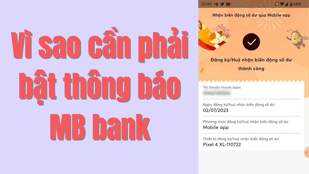 2 Phương pháp kích hoạt thông báo từ MB Bank lên điện thoại một cách dễ dàng