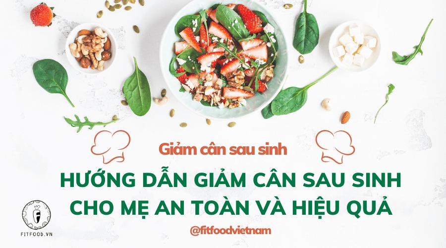 Hướng dẫn giảm cân sau sinh