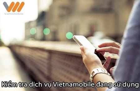 Cách kiểm tra dịch vụ Vietnamobile hiện đang sử dụng, Maxi Talk, Facebook SMS