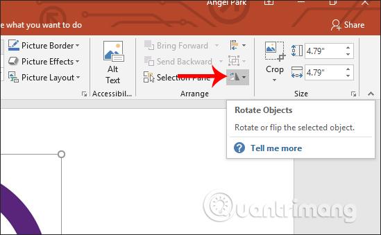 Cách lật, xoay hình ảnh trên PowerPoint