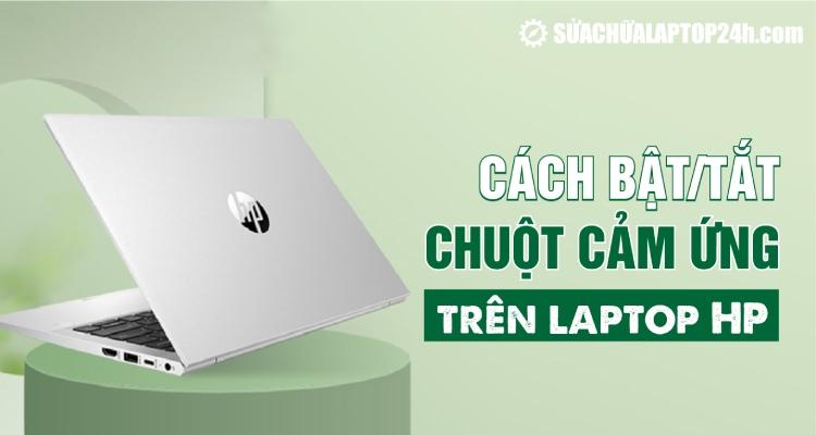 Hướng dẫn chi tiết cách bật/tắt chuột cảm ứng trên laptop HP