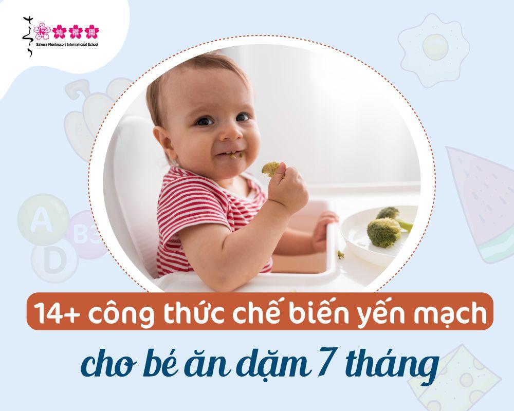 yến mạch cho bé ăn dặm 7 tháng